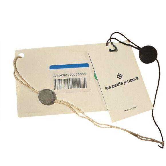 Ltd Edition les petits joueurs Small Black Velvet Leather Heart Crossbody Bag - Picture 10 of 11